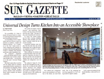 Universal Design Turns Kitchen Into an Accessible Showplace