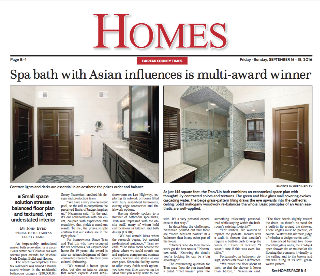 Spa bath with Asian influences is multi-award winner