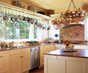 Avoid Hanging Pots and Pot Racks - Kitchen Remodeling 5 Sins to Avoid