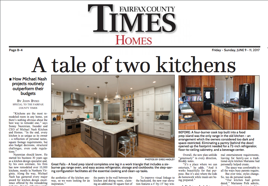 A tale of two kitchens