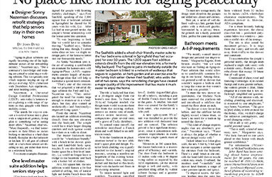 No place like home for aging peacefully