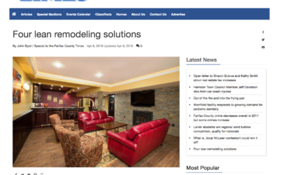 Four lean remodeling solutions