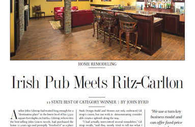 Irish Pub Meets Ritz-Carlton