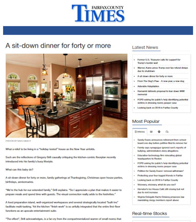 A sit down dinner for forty