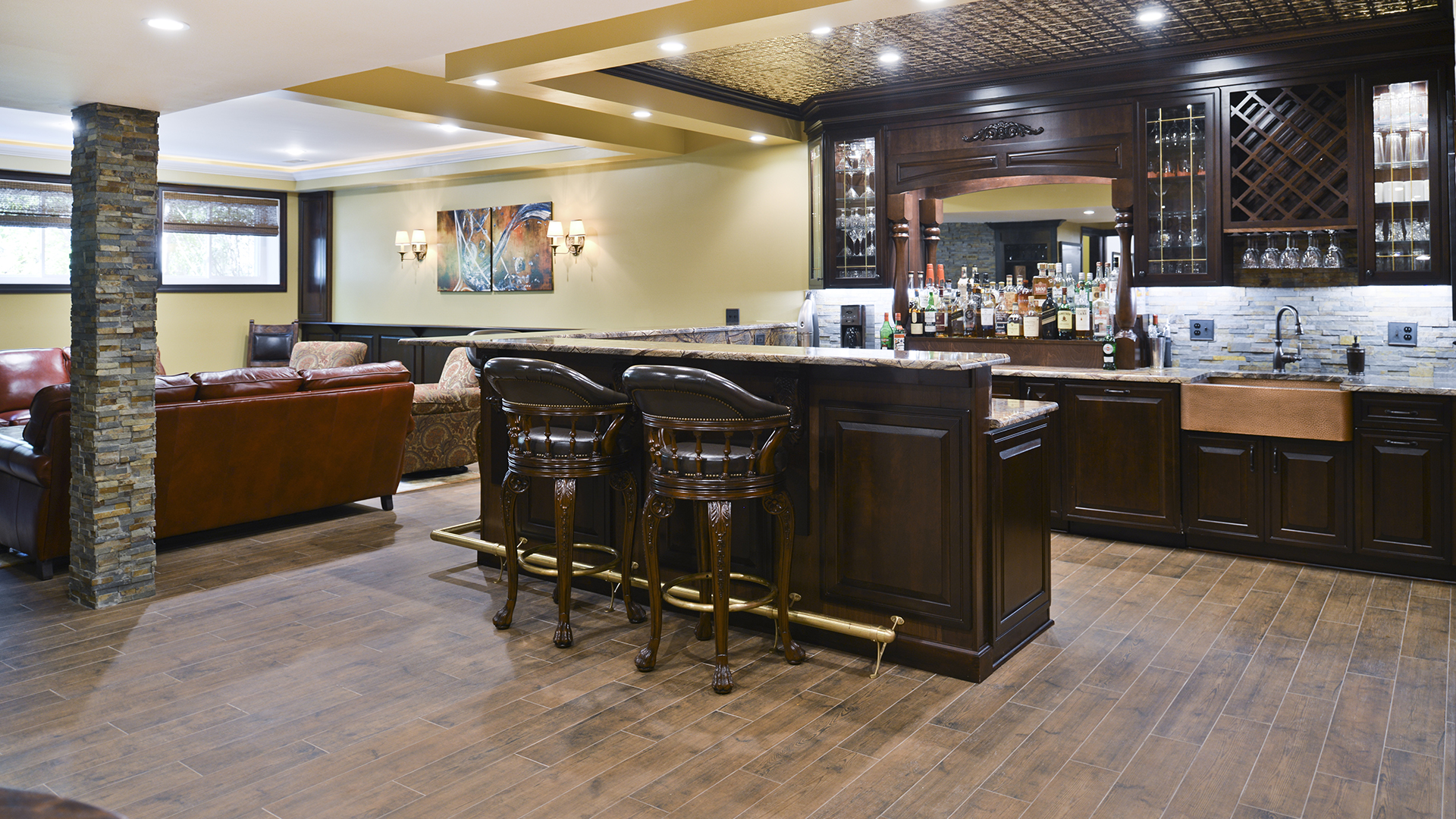 2019 NARI National CotY Southeast Region 2 Award Winner, Basement Over $100,000
