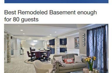 Best Remodeled Basement enough for 80 guests