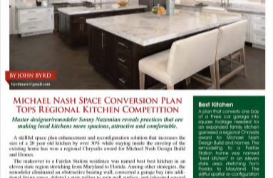 Michael Nash Space Conversion Plan Tops Regional Kitchen Competition