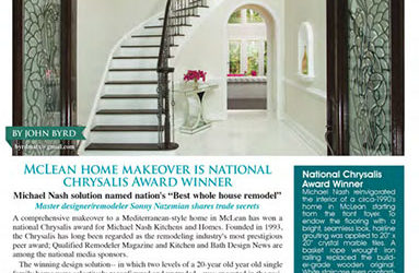 McLean home makeover is national chrysalis Award winner