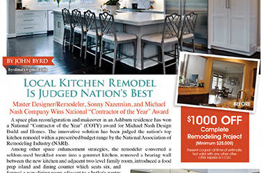 Local Kitchen Remodel Is Judged Nation’s Best
