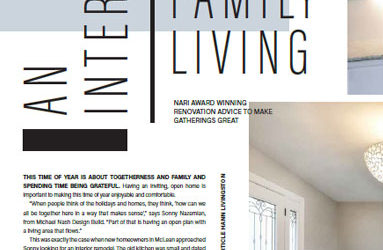 An Interior for Family Living